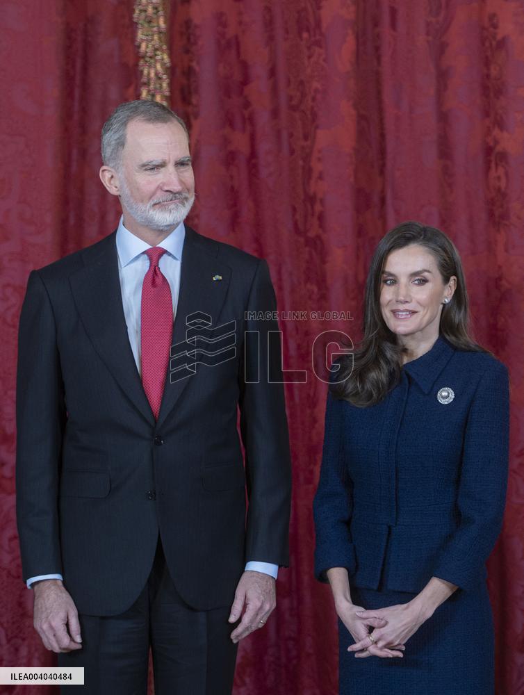 Royals Host Luncheon In Honor Of Egypt's President - Madrid