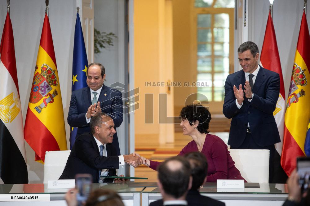 Egypt and Spain sign agreement on elevating relations to strategic partnership