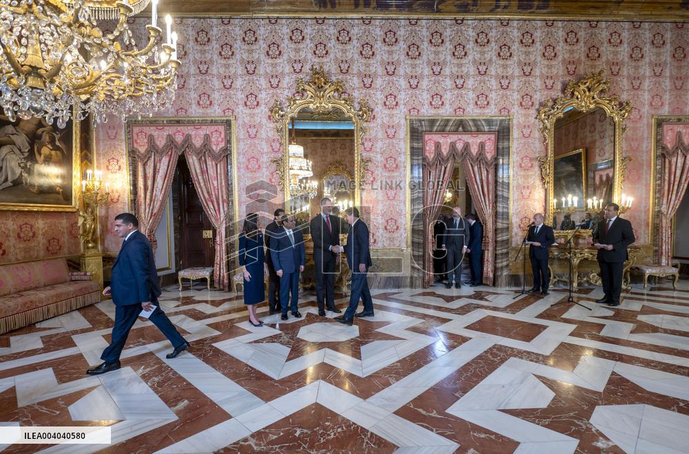 Royals Host Luncheon In Honor Of Egypt's President - Madrid