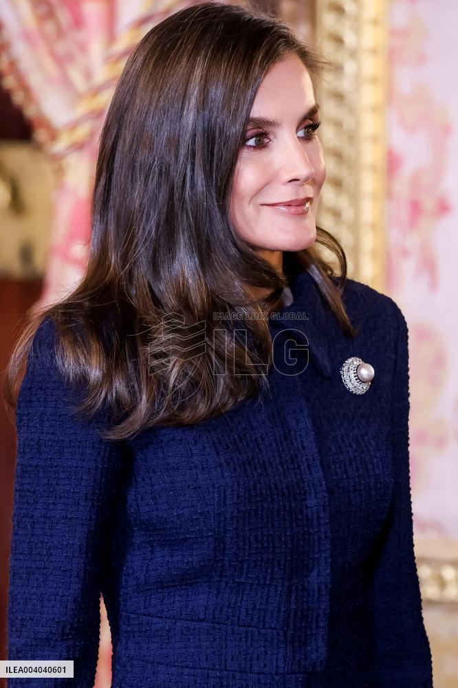 Royals Host Luncheon In Honor Of Egypt's President - Madrid