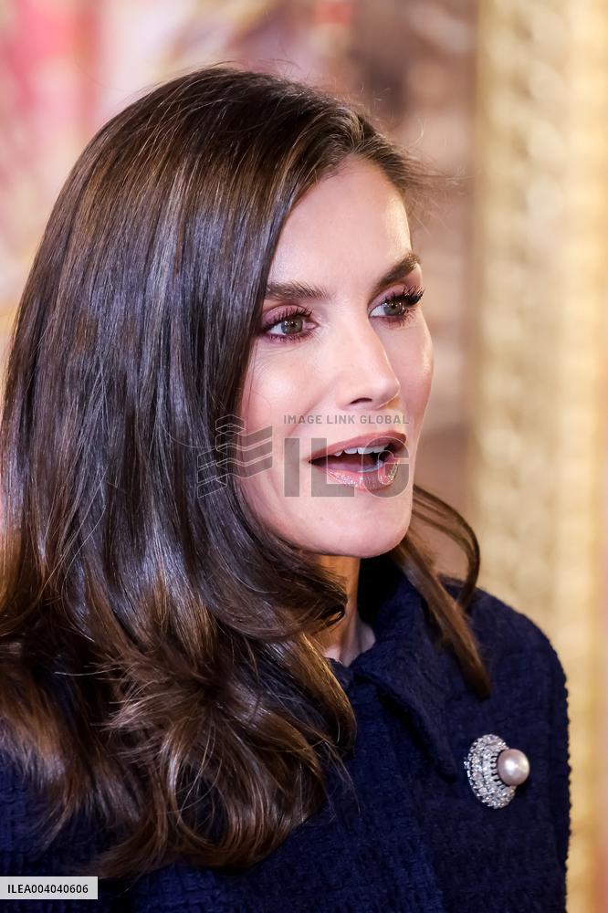 Royals Host Luncheon In Honor Of Egypt's President - Madrid