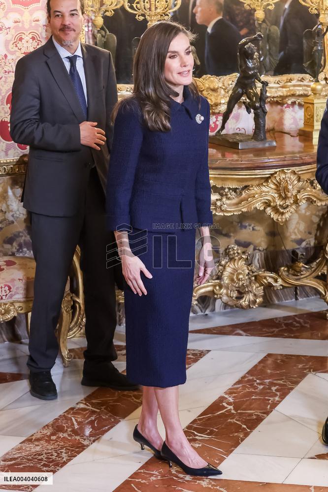 Royals Host Luncheon In Honor Of Egypt's President - Madrid