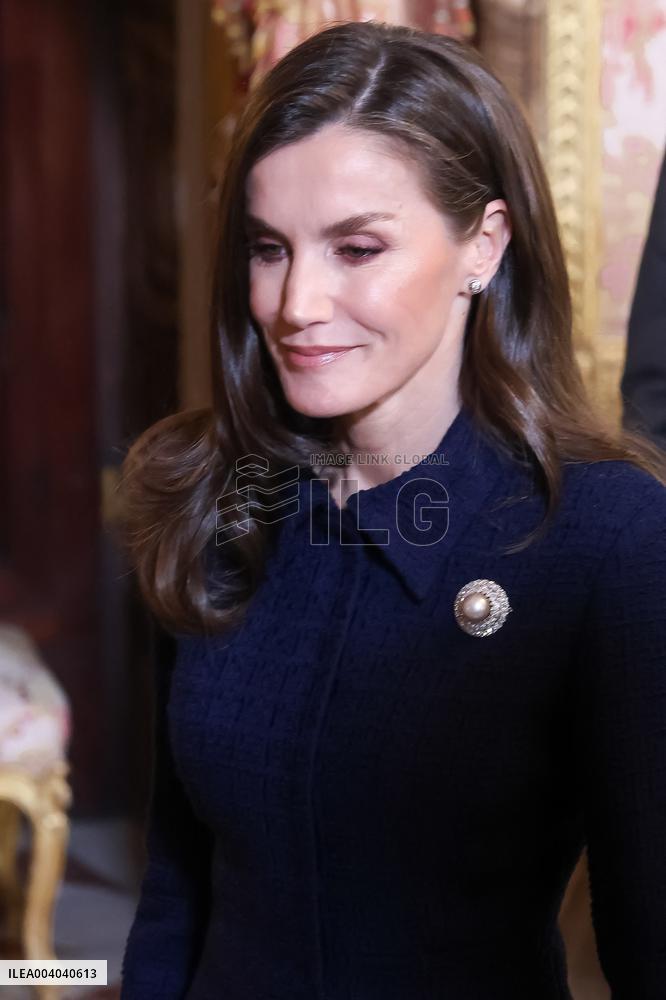Royals Host Luncheon In Honor Of Egypt's President - Madrid