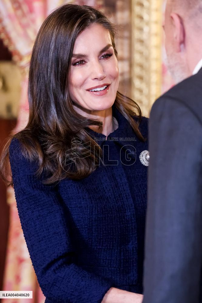 Royals Host Luncheon In Honor Of Egypt's President - Madrid