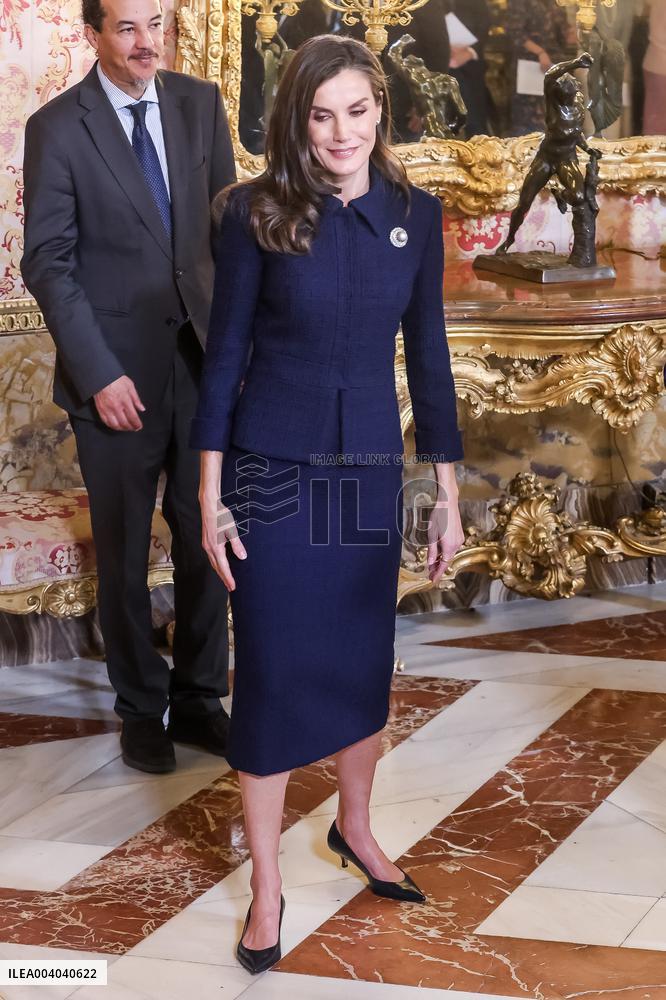 Royals Host Luncheon In Honor Of Egypt's President - Madrid
