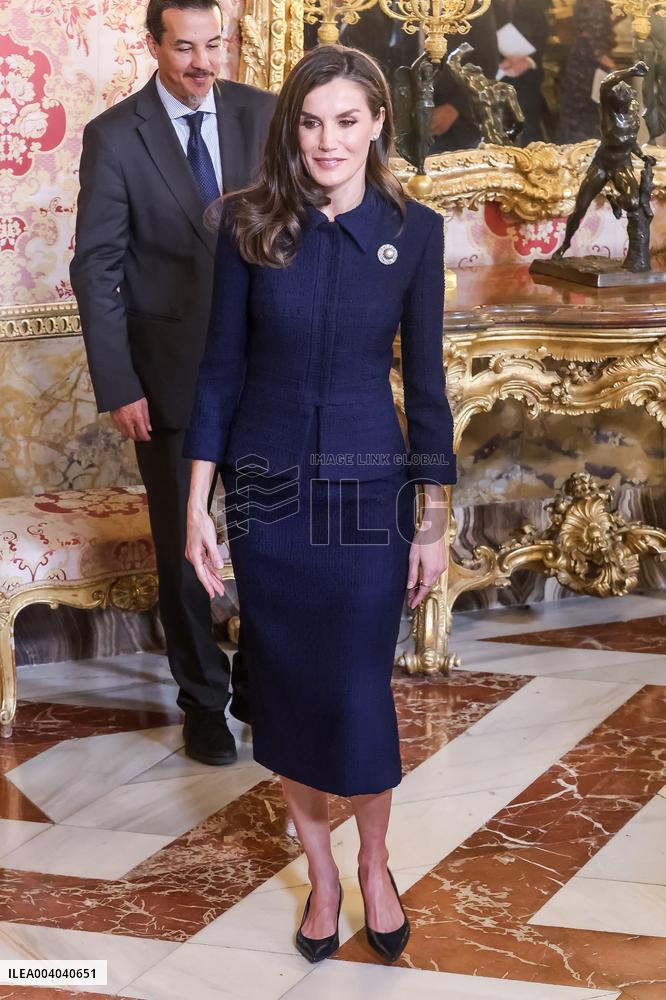 Royals Host Luncheon In Honor Of Egypt's President - Madrid