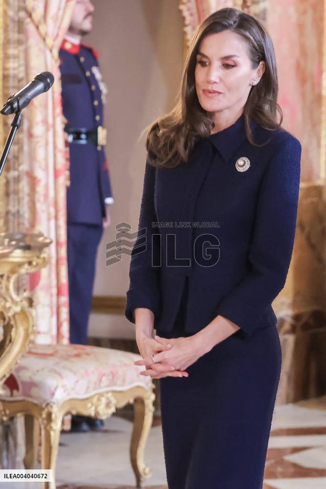 Royals Host Luncheon In Honor Of Egypt's President - Madrid