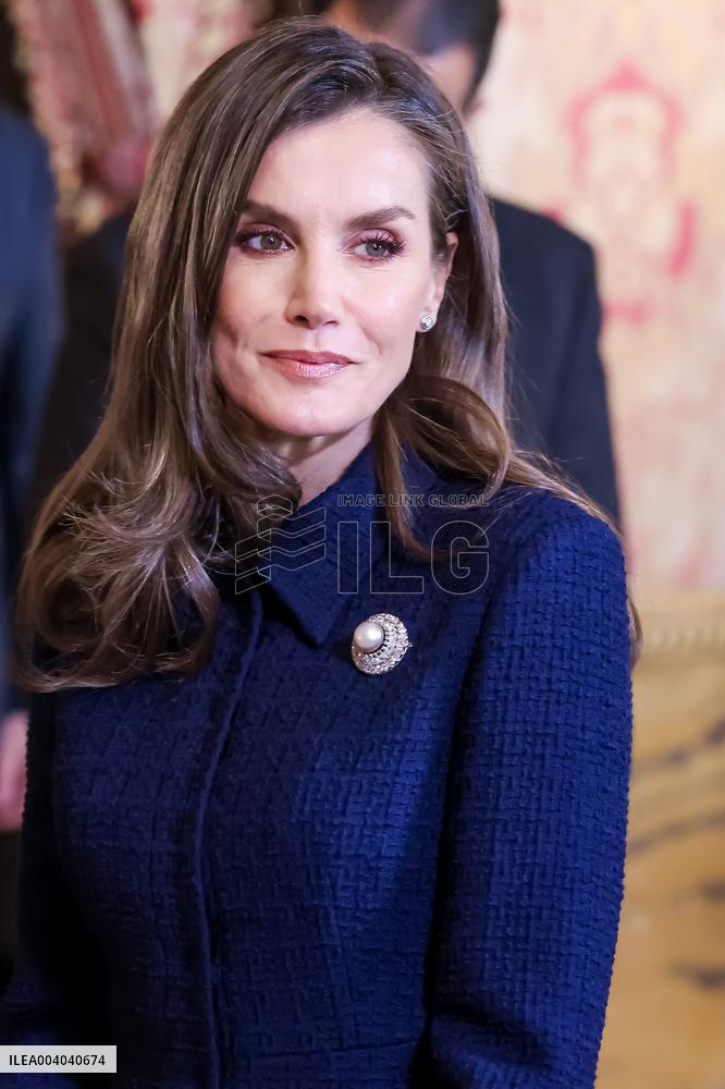 Royals Host Luncheon In Honor Of Egypt's President - Madrid