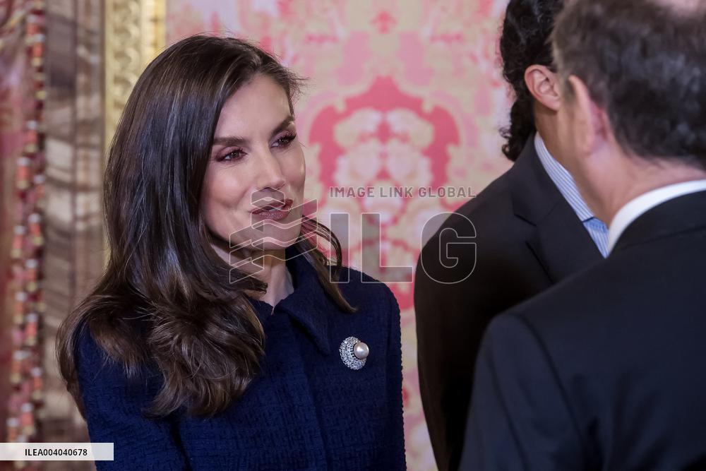 Royals Host Luncheon In Honor Of Egypt's President - Madrid