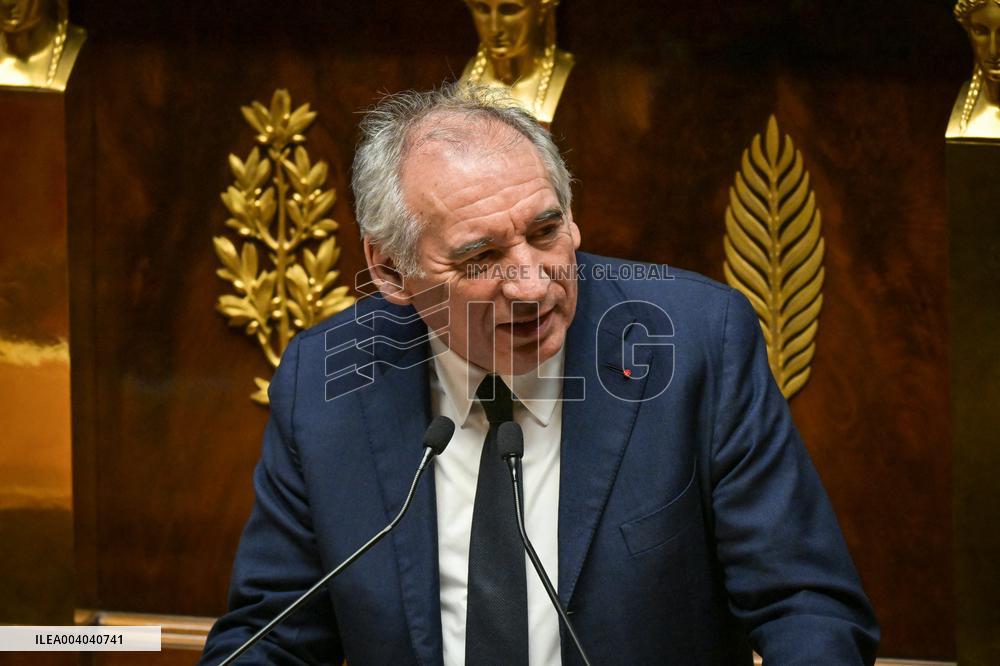 Speeches before motion of censure voting at the National Assembly in Paris - FA