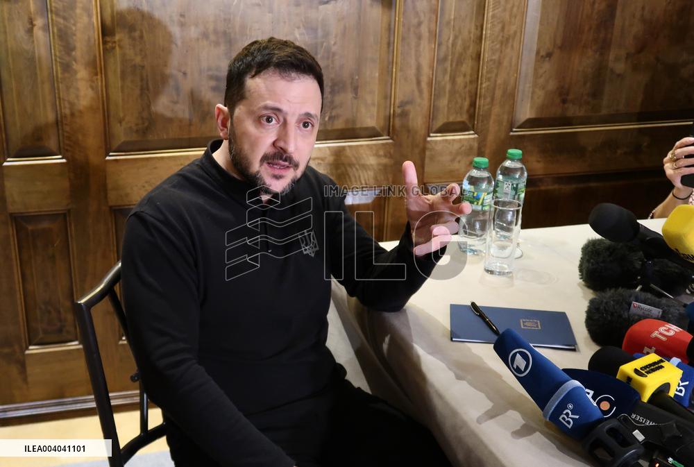 Briefing by Volodymyr Zelenskyy in Munich