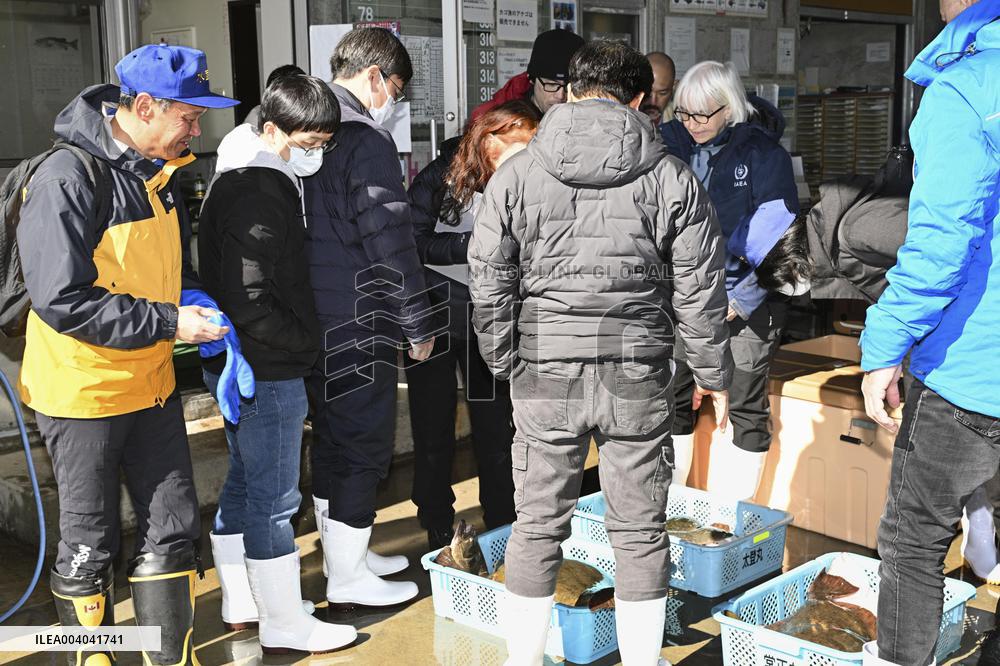 IAEA takes seawater samples off Fukushima with China, others