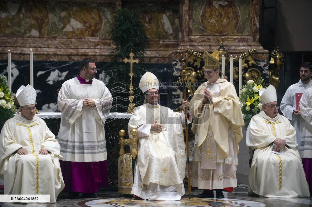 Msgr Ciampanellis Ordination at St Peters - Vatican