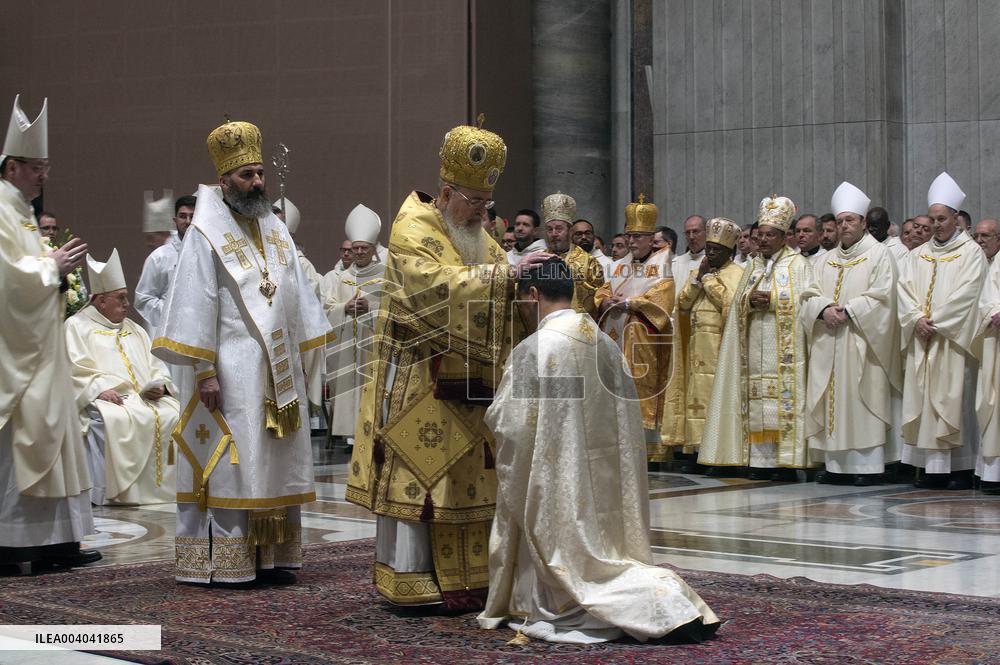 Msgr Ciampanellis Ordination at St Peters - Vatican
