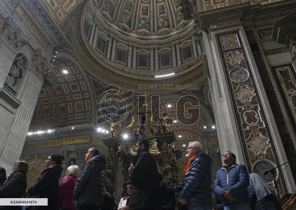 Msgr Ciampanellis Ordination at St Peters - Vatican