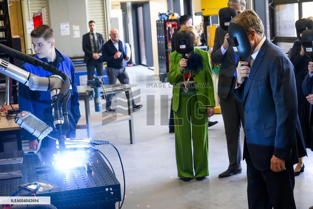 King Willem-Alexander Opens Guild Technical College - Netherlands