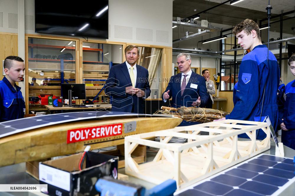 King Willem-Alexander Opens Guild Technical College - Netherlands
