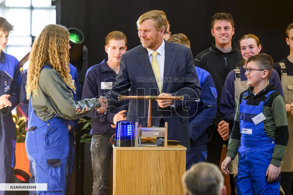 King Willem-Alexander Opens Guild Technical College - Netherlands