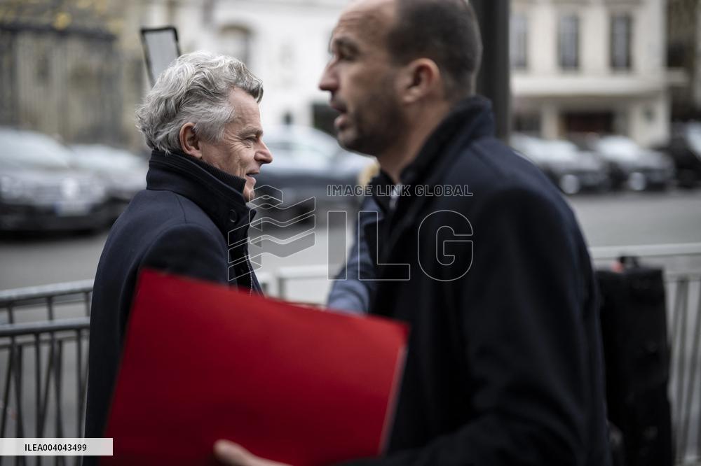 French President and Party Leaders Meet on Ukraine Crisis - Paris