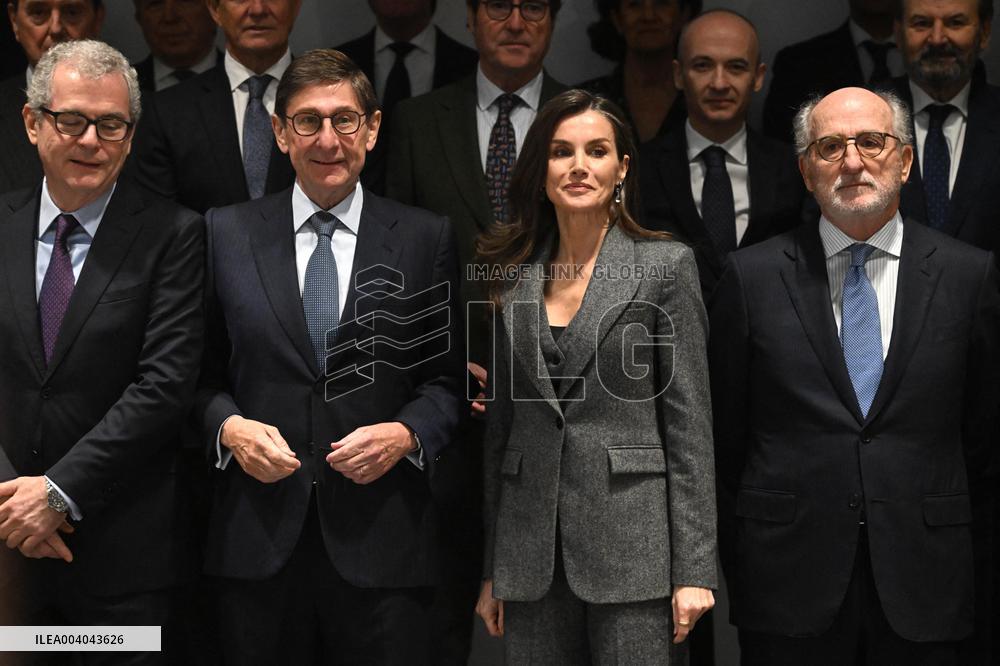 Queen Letizia At FAD Youth Board Of Trustees Meeting - Madrid