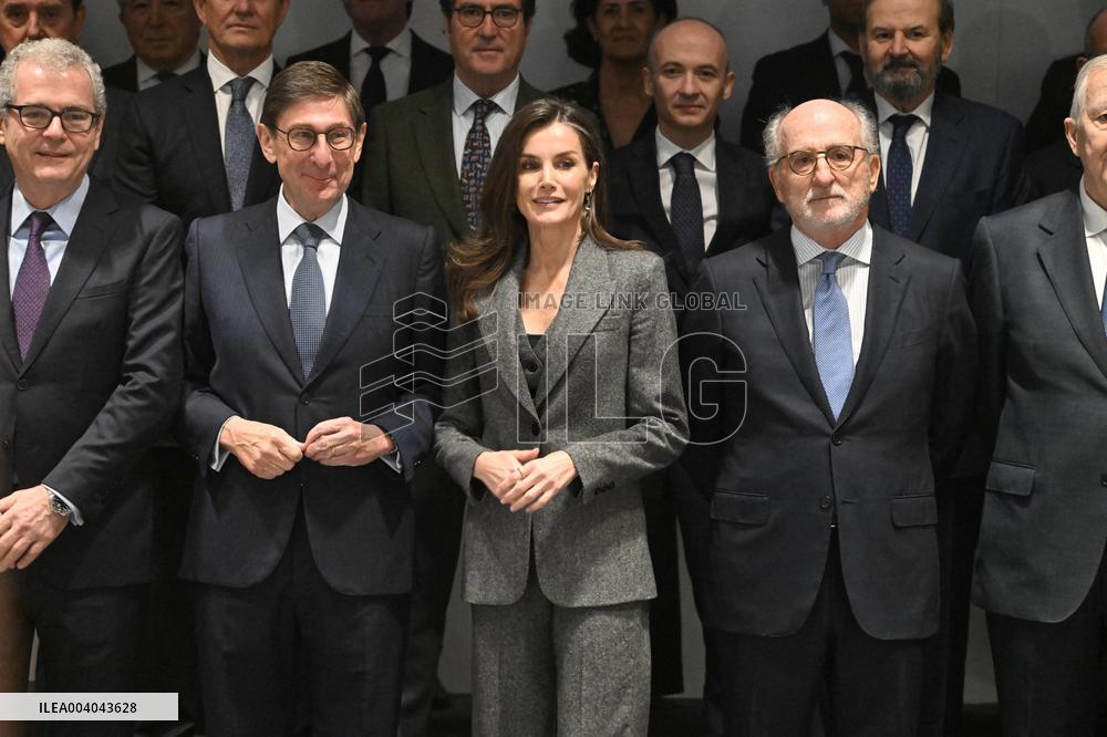 Queen Letizia At FAD Youth Board Of Trustees Meeting - Madrid