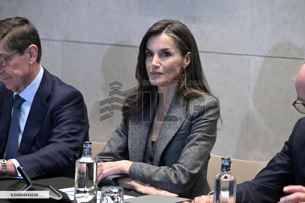 Queen Letizia At FAD Youth Board Of Trustees Meeting - Madrid
