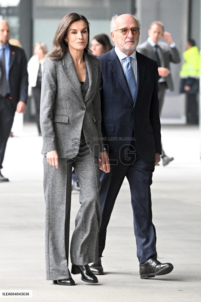 Queen Letizia At FAD Youth Board Of Trustees Meeting - Madrid