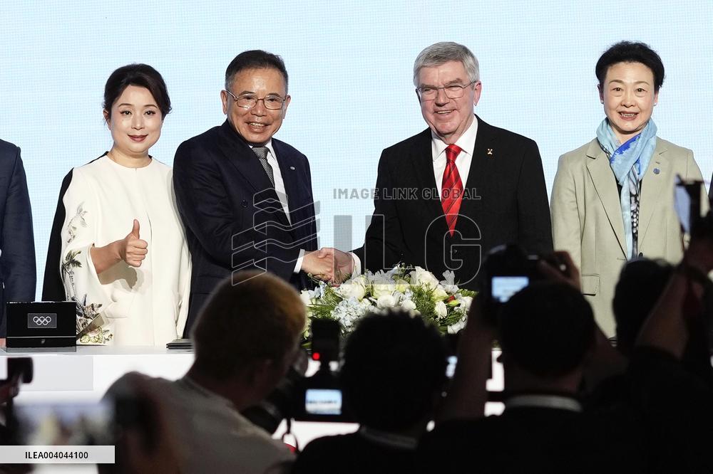 TCL signs sponsorship contract with IOC