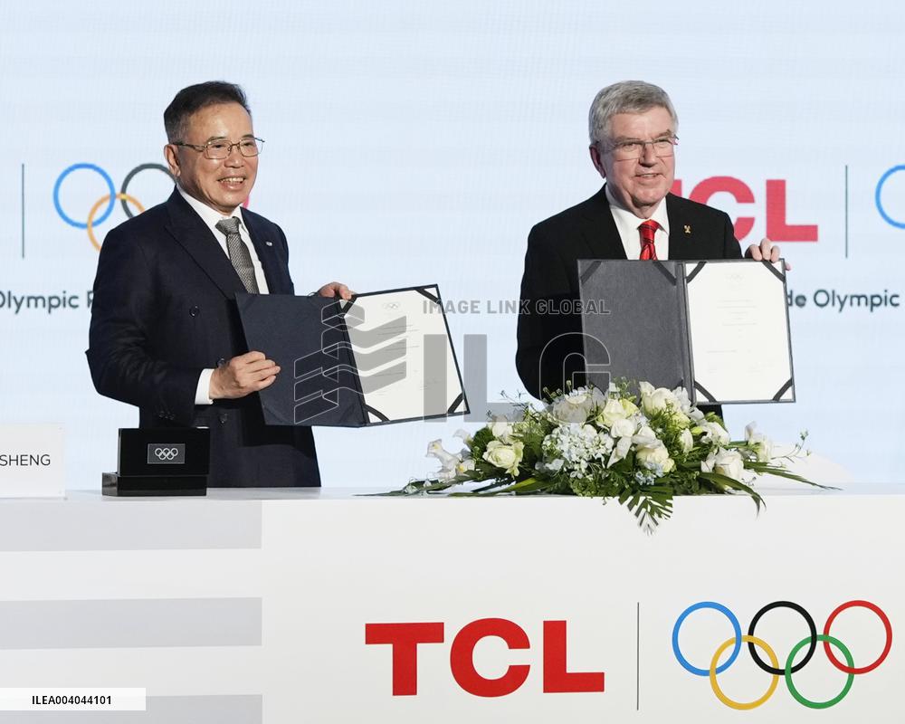 TCL signs sponsorship contract with IOC
