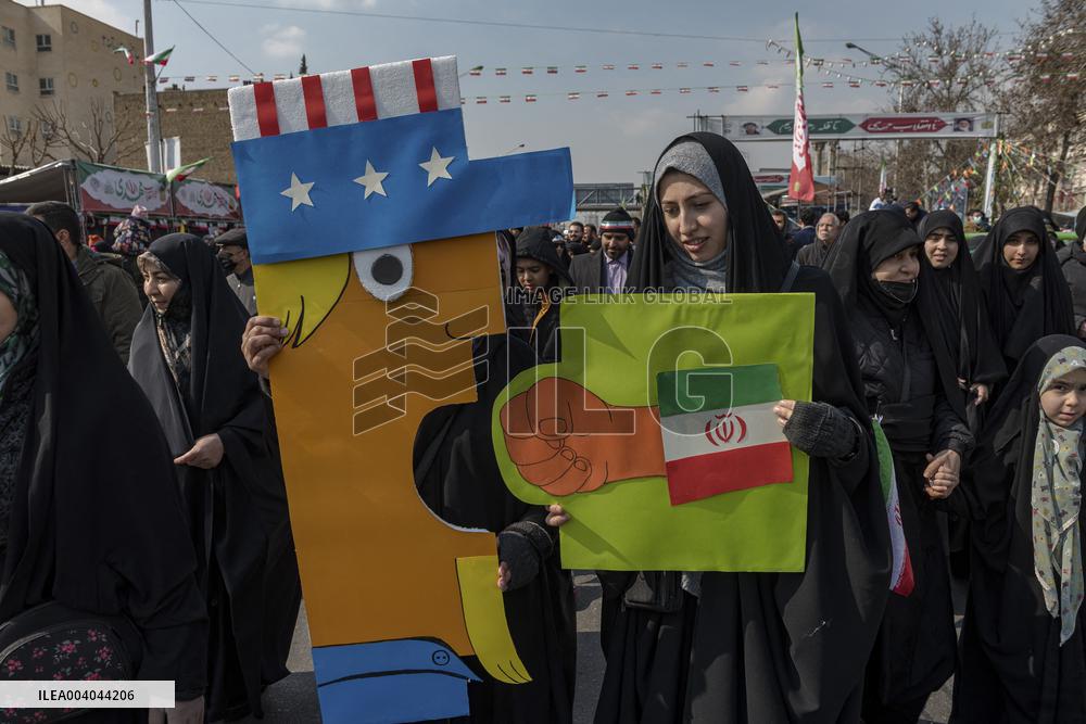 Iranians Mark 46th Anniversary Of Islamic Revolution - Tehran