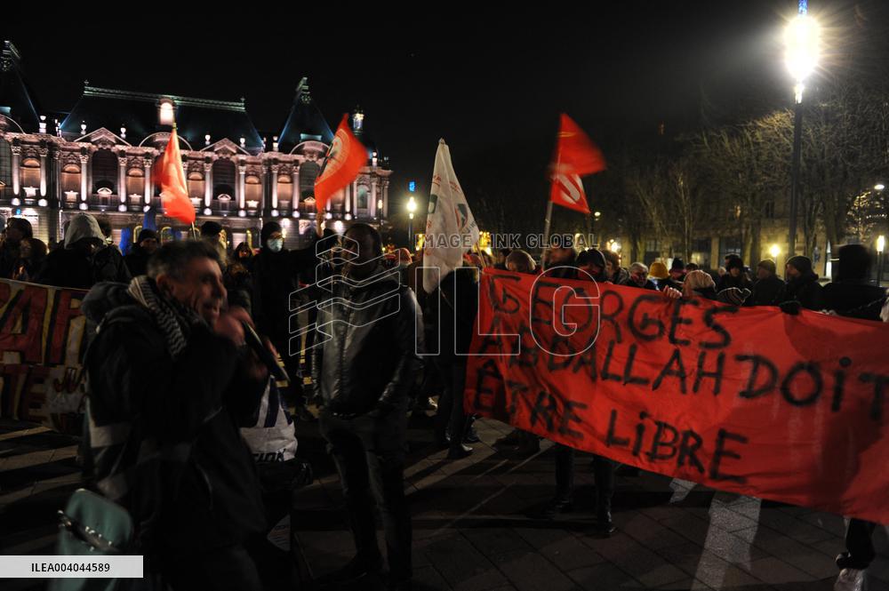 A Rally To Demand The Release Of Georges Ibrahim Abdallah - Lille