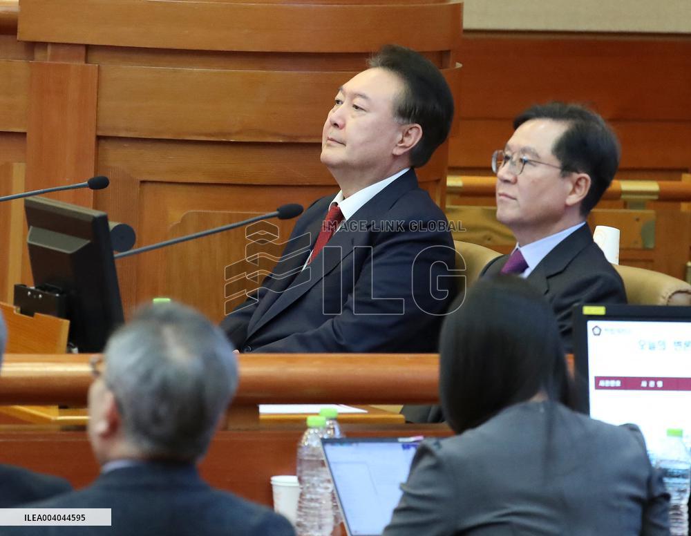 South Korea Seoul Yoon Suk Yeol Impeachment Trial Hearing
