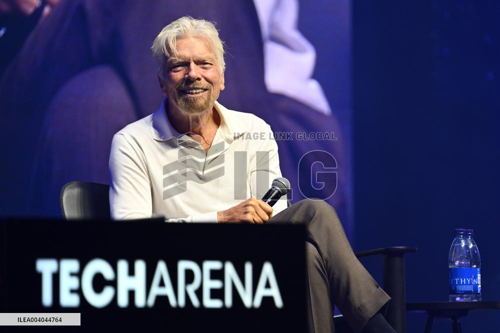 RICHARD BRANSON AT TECH ARENA 2025