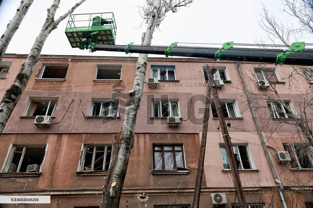 Odesa recovers from Russian drone attack