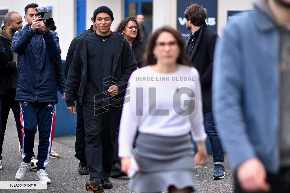 Exclusive - Kylian Mbappe's Surprise In Caen - France