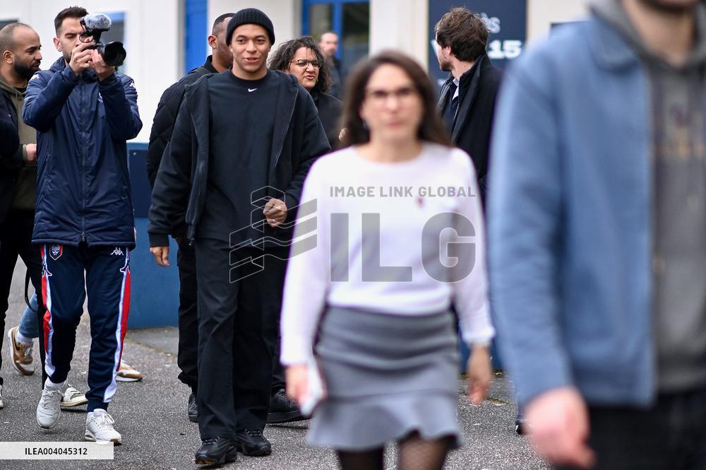 Exclusive - Kylian Mbappe's Surprise In Caen - France