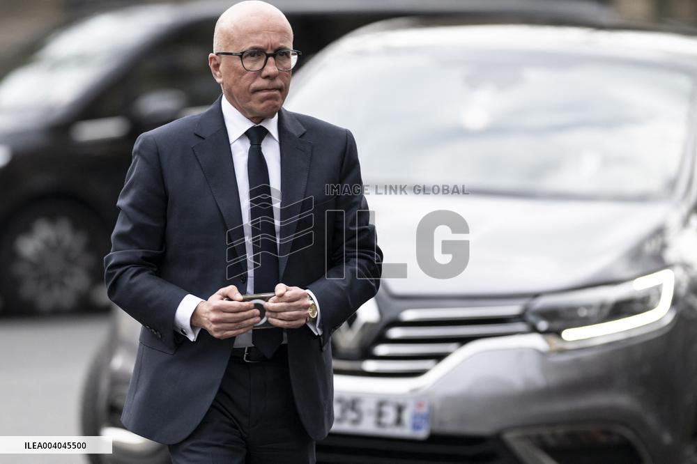 French President and Party Leaders Meet on Ukraine Crisis - Paris