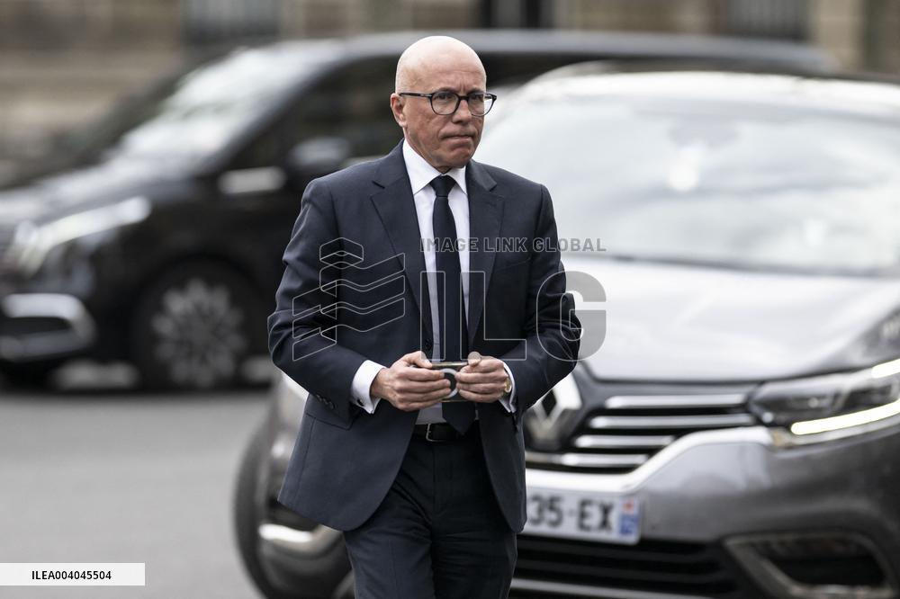 French President and Party Leaders Meet on Ukraine Crisis - Paris