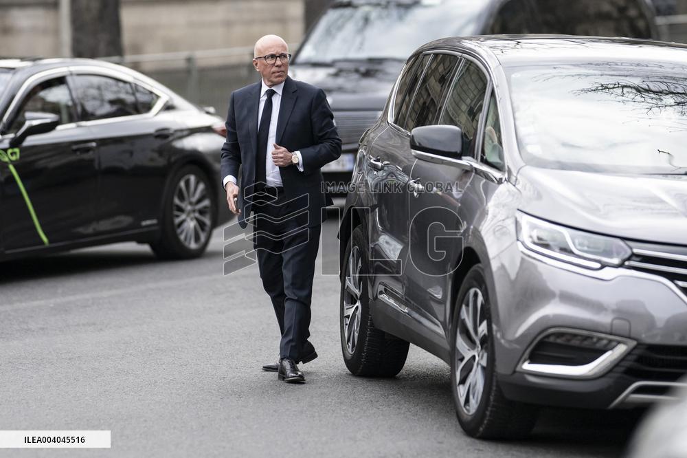 French President and Party Leaders Meet on Ukraine Crisis - Paris