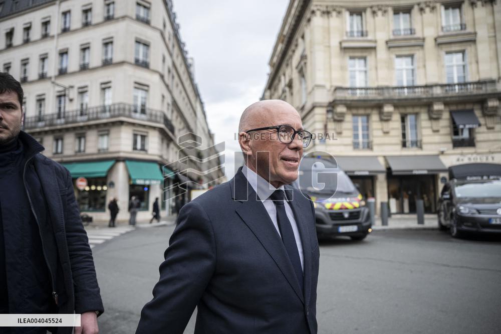 French President and Party Leaders Meet on Ukraine Crisis - Paris