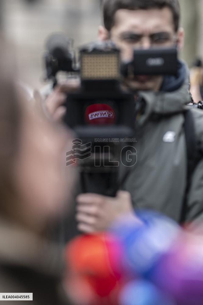 French President and Party Leaders Meet on Ukraine Crisis - Paris