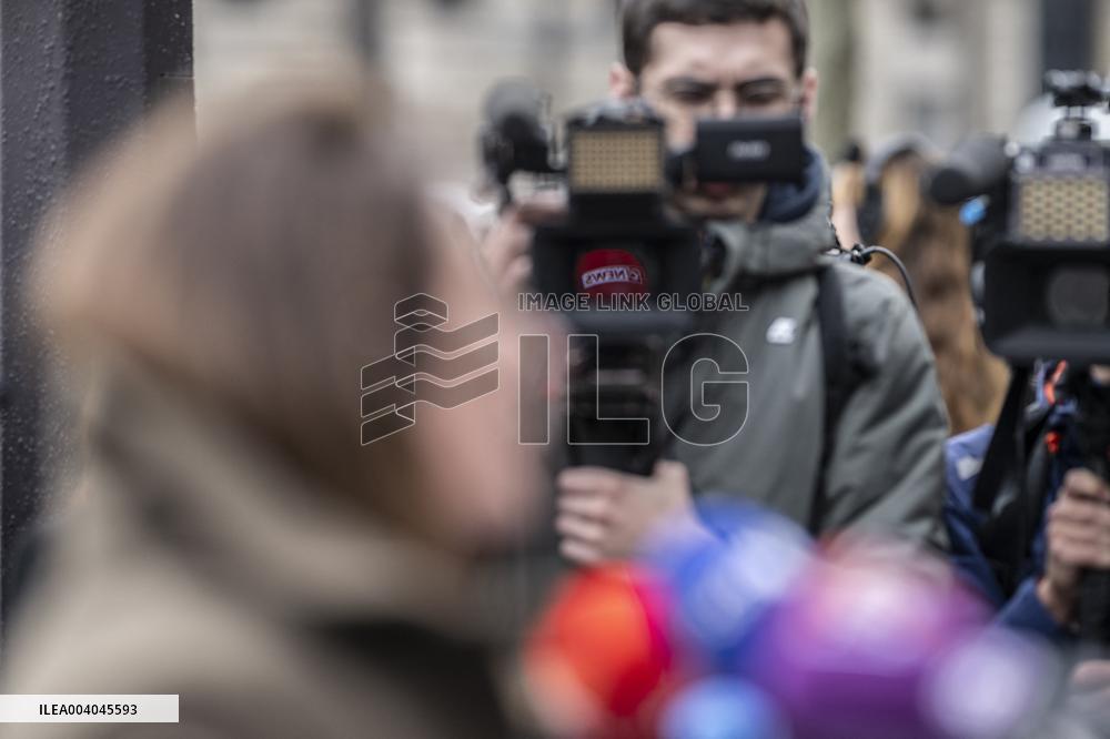 French President and Party Leaders Meet on Ukraine Crisis - Paris