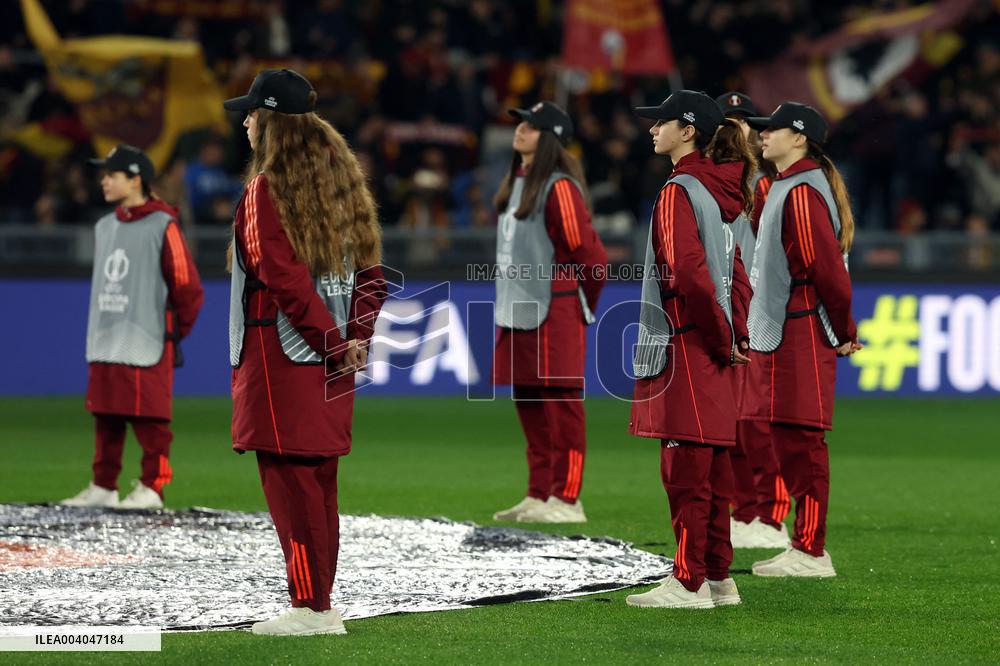 Football: UEFA  EUROPE LEAGUE 2024/2025 - play off - AS ROMA vs FC PORTO on February 20, 2025 at Olympic Stadium in Rome