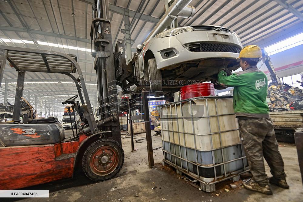 Recycling of Scrapped Cars Increases in China