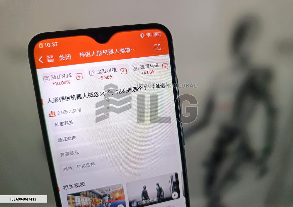 Companion Robot Concept Stocks Rise