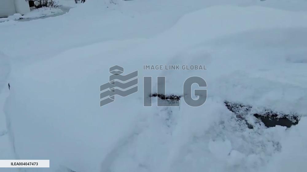 US: Heavy Snow Buries Midwest As Major Winter Storm Sweeps Across Nation