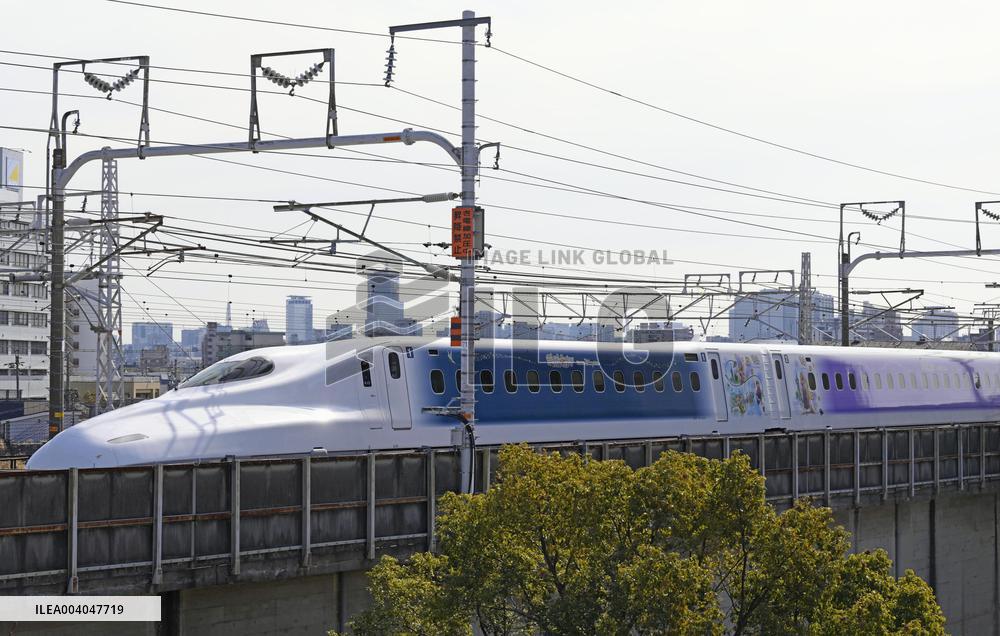Disney-themed shinkansen bullet train