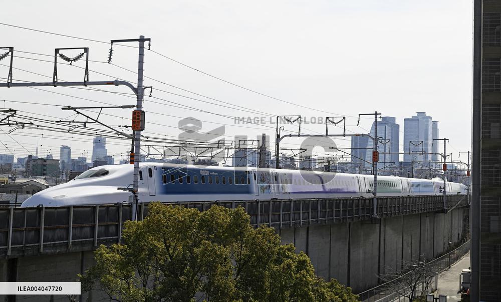 Disney-themed shinkansen bullet train