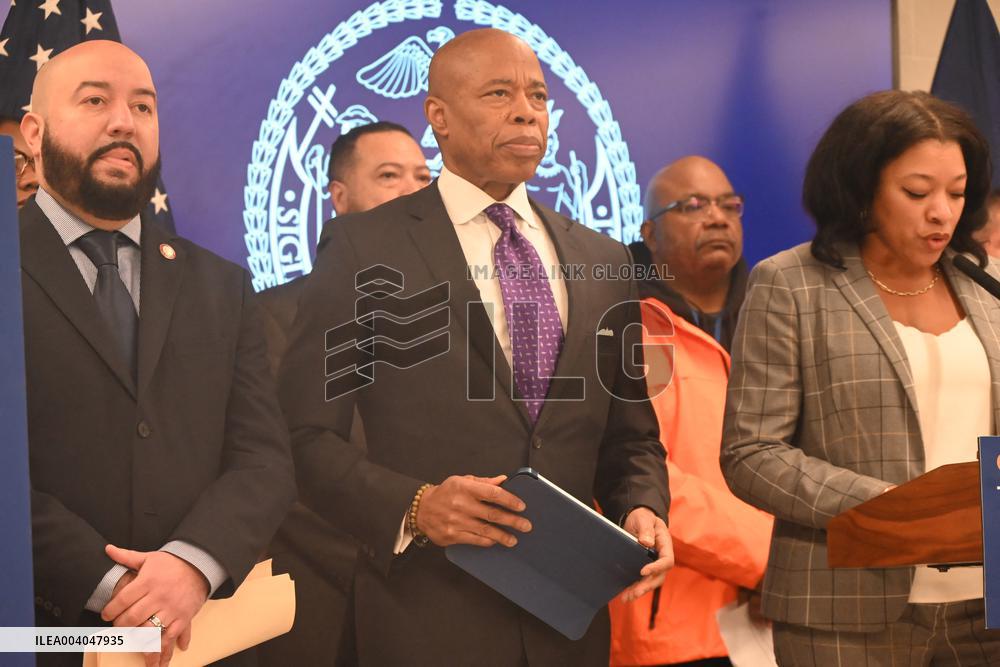 Eric Adams Press Conference