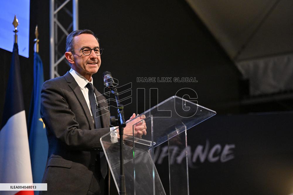 Bruno Retailleau Public Rally - Valence